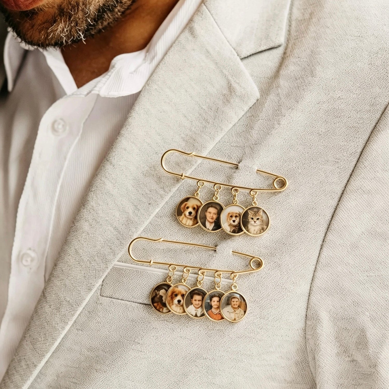 Photo Brooches