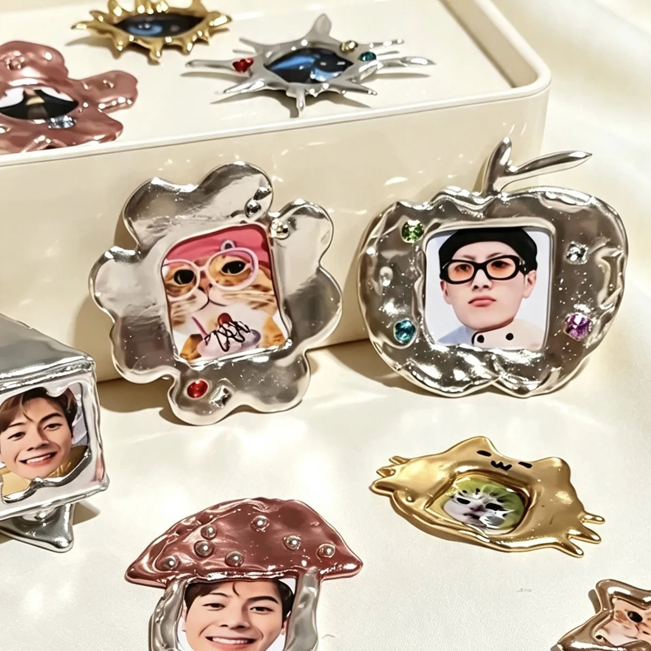 Custom Handmade Photo Charm | Personalized Brooch, Necklace, Keychain & Bag Charm