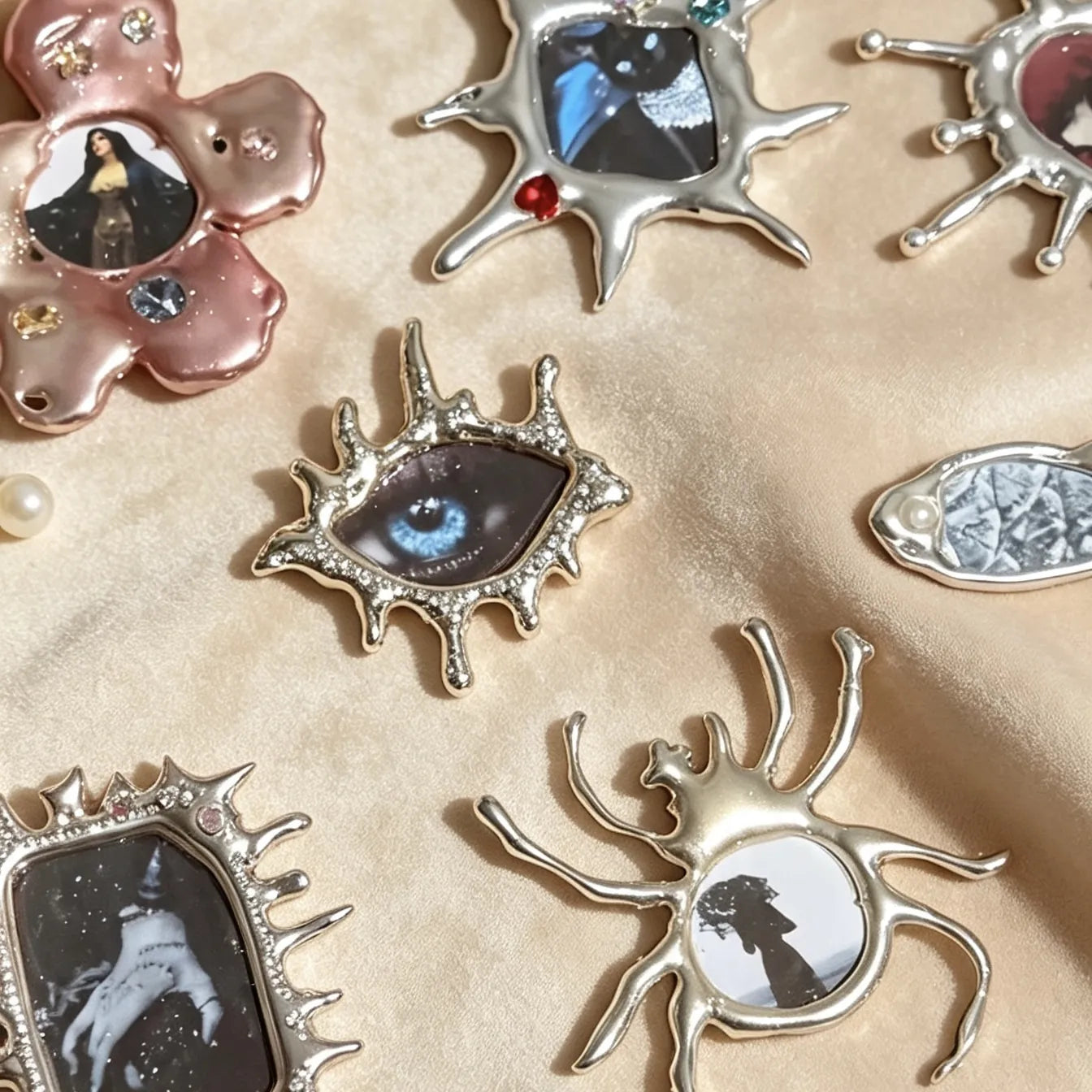 Custom Handmade Photo Charm | Personalized Brooch, Necklace, Keychain & Bag Charm