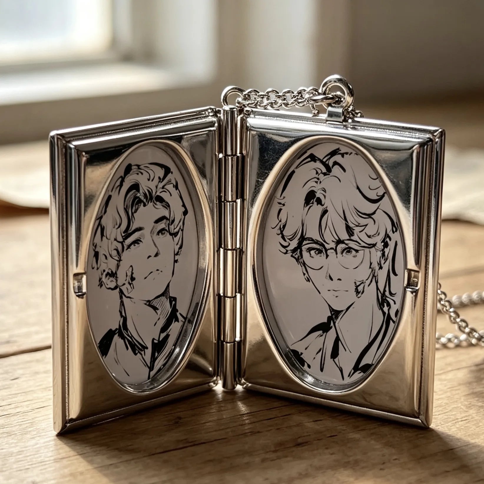 Elegant personalized photo locket necklace designed to keep meaningful memories close every day.